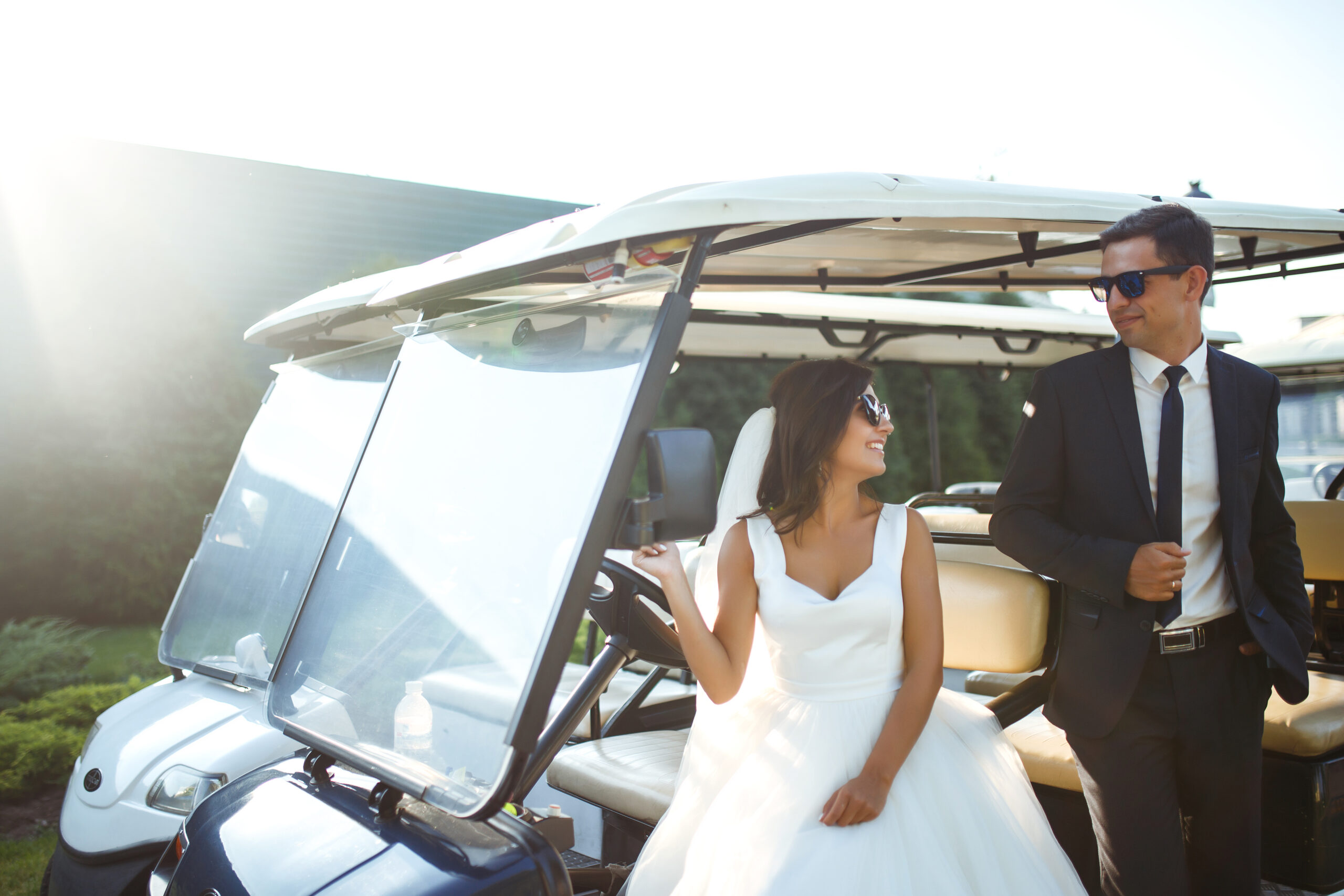 Golf Cart Wedding