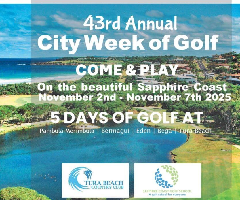 Featured image for “City Week of Golf – Sapphire Coast”