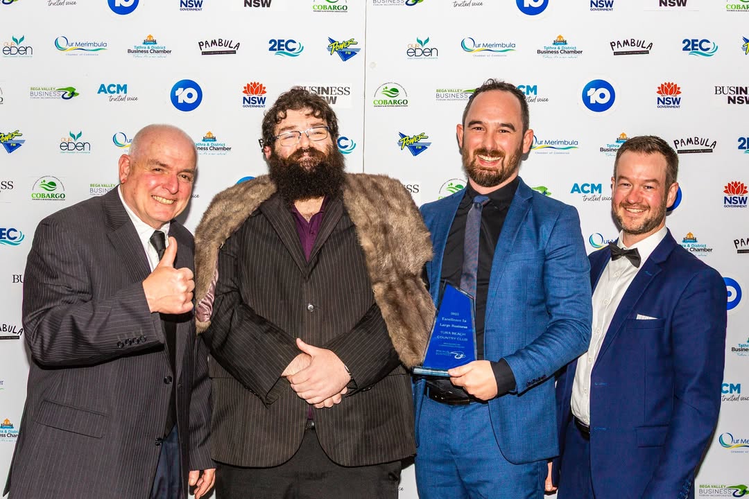 Featured image for “Excellence in Large Business: Tura Beach Country Club Shines at Bega Valley Business Awards”