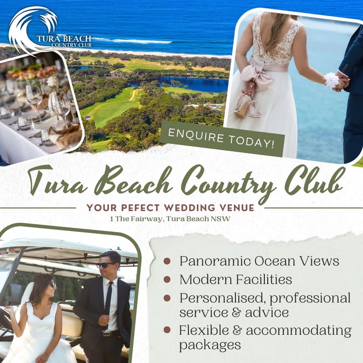 Featured image for “Unforgettable Ocean View Weddings at Tura Beach Country Club”