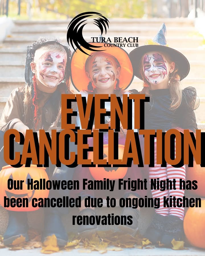 Featured image for “Cancelled: Halloween Family Fright Night at Tura Beach Country Club”