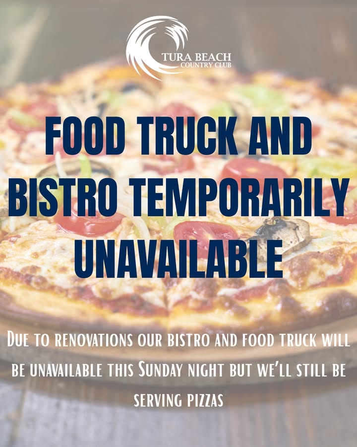 Featured image for “Renovation Notice: Sunday Bistro Closure at Tura Beach Country Club”