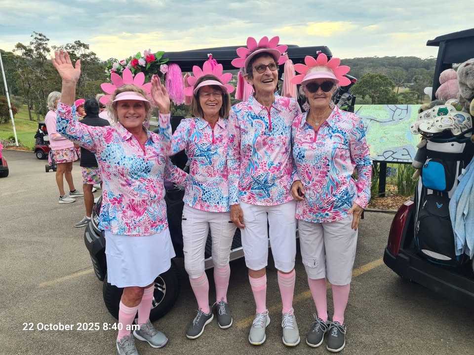 Featured image for “Tura Beach Country Club raises funds for Cancer Council Australia turning pink and raising over $2K. Thanks for all those who donated and turned up wearing your best pink outfits. #scgs #tbcc #pinkribbon #cancercouncilaustralia”