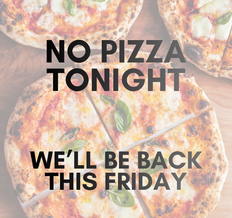 Featured image for “No Pizza Tonight – Back Tomorrow at Tura Beach”