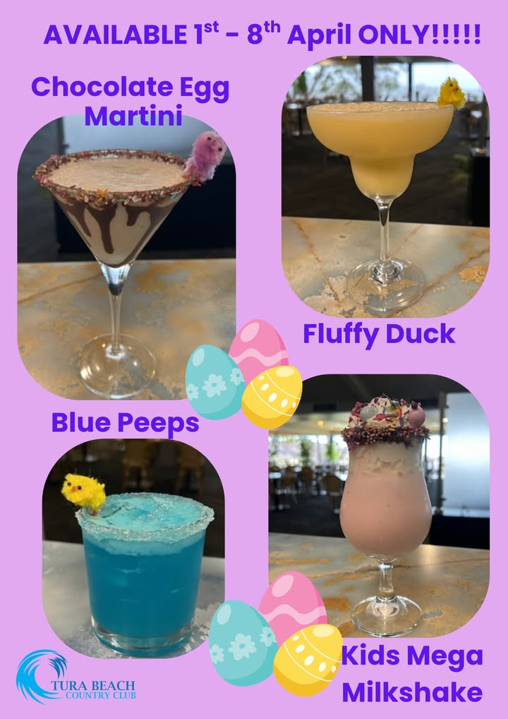 Featured image for “Easter Cocktails at Tura Beach Country Club”