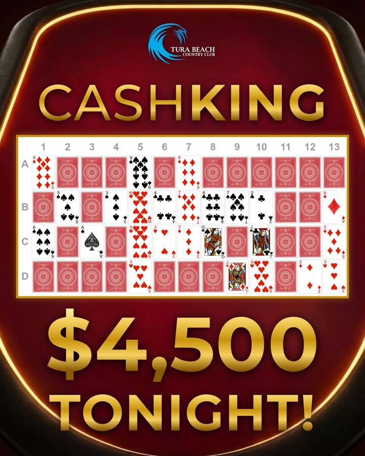 Featured image for “$4,500 CashKing Jackpot Tonight at Tura Beach Country Club”