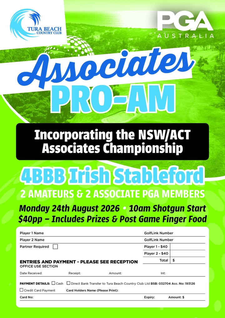 Featured image for “Associates Pro-Am 2026 at Tura Beach Country Club”