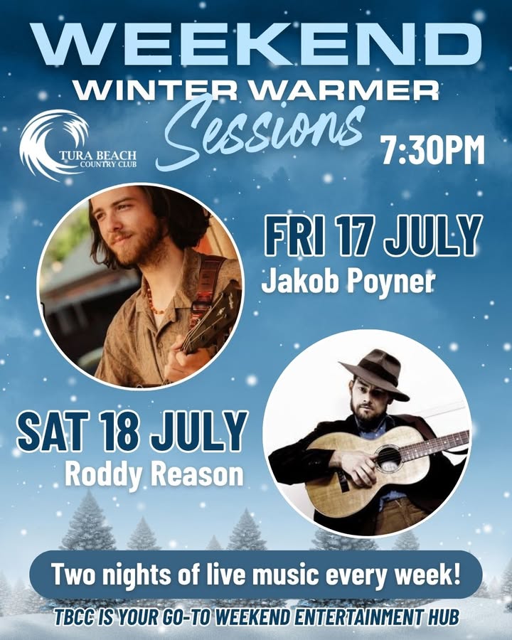 Featured image for “Free Live Music This Weekend at Tura Beach Country Club”