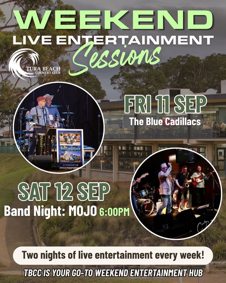 Featured image for “Live Music & Weekend Fun at Tathra Beach Country Club”