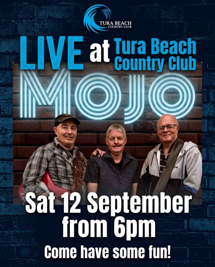 Featured image for “MOJO Live at Tura Beach Country Club This Saturday”